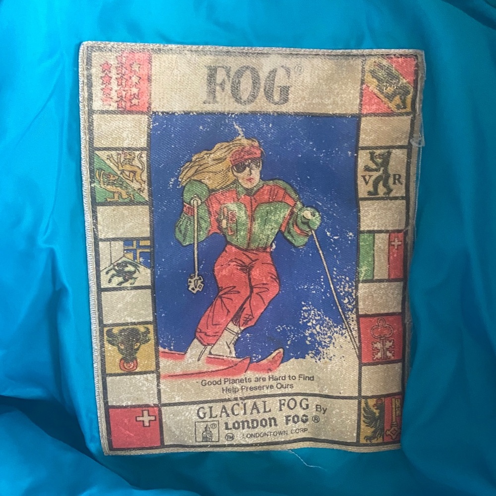 Vintage London Fog Glacial Fog Ski Jacket View 2